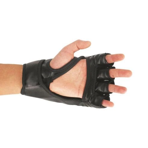 Gants MMA UFC noirs sans doigts pour homme.