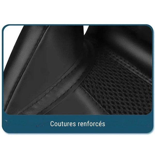 Gants de boxe avec coutures renforcées et paume en mesh.