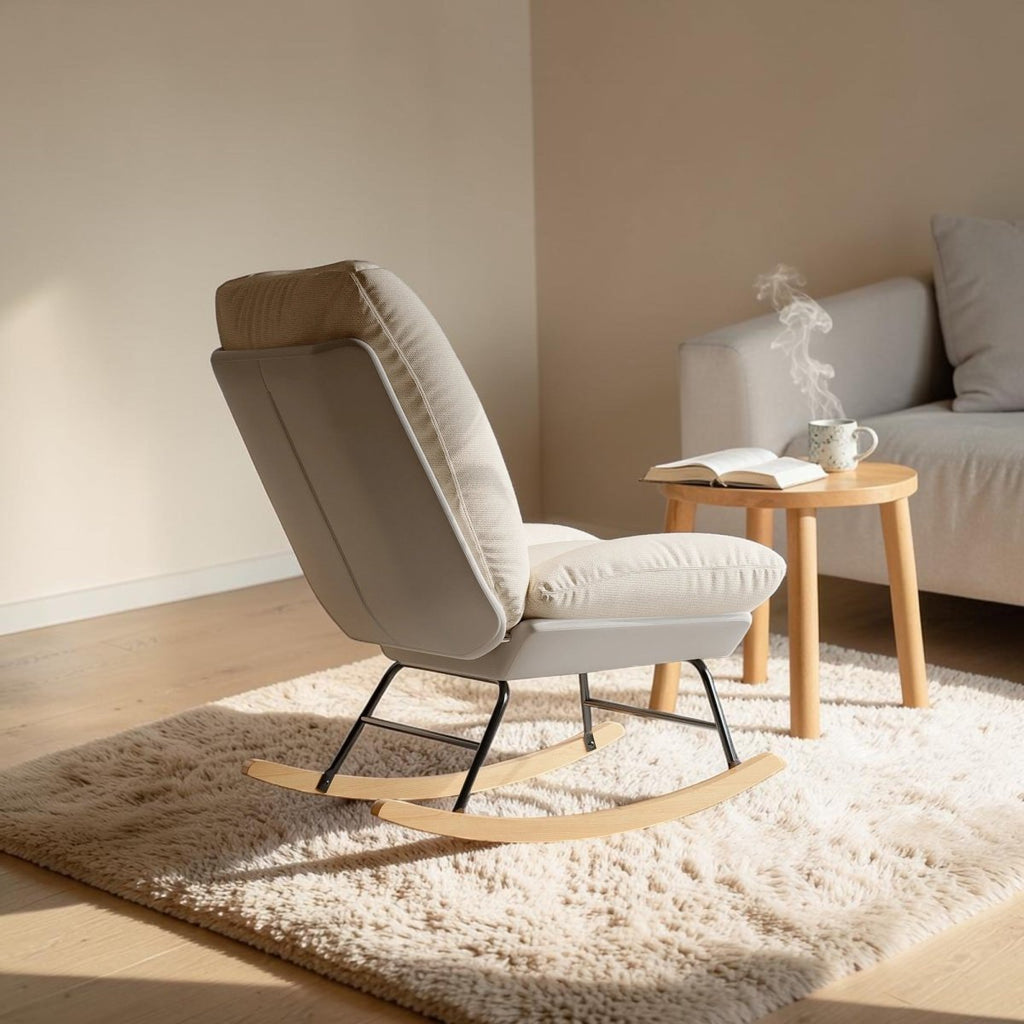 Fauteuil à Bascule Lin Cinq Positions - REYSIMO