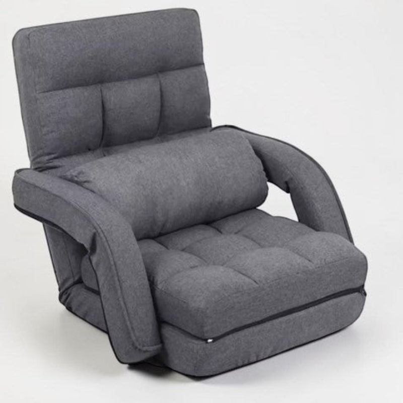 Fauteuil de sol avec accoudoirs convertible en lit - REYSIMO