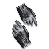 Gants de conduite noirs en cuir synthétique pour homme et femme.