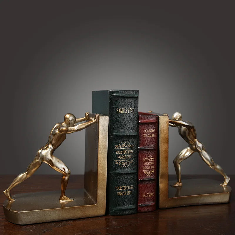 Serre-Livres Rétro Artisanaux Style Européen