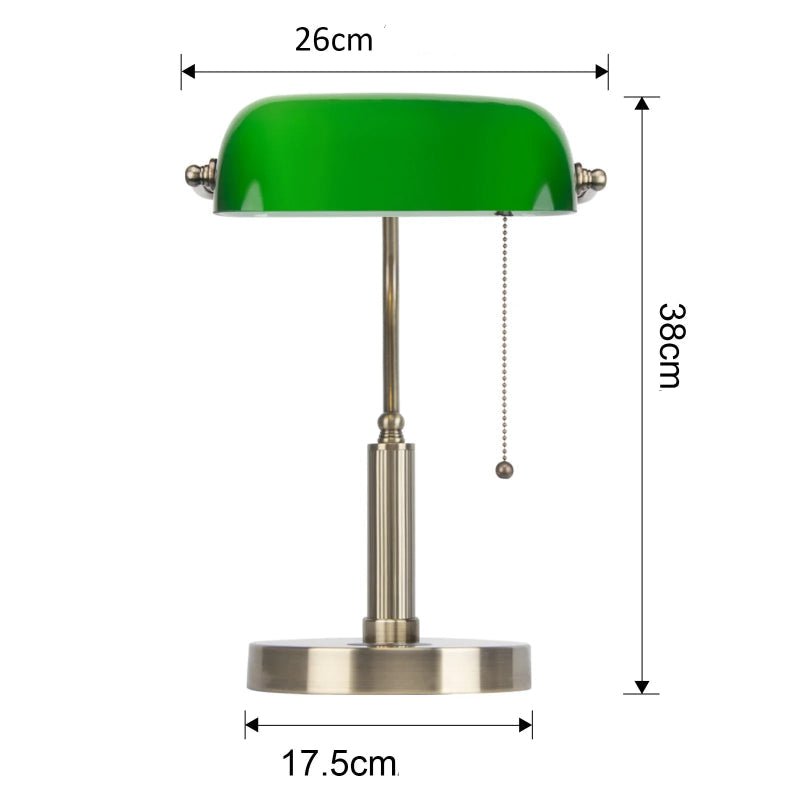 Lampe de chevet en verre émeraude socle chargeur - REYSIMO
