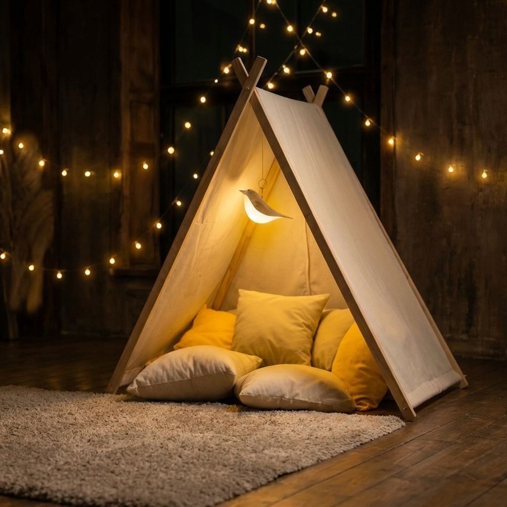 Lampe de Chevet Oiseau LED Détachable