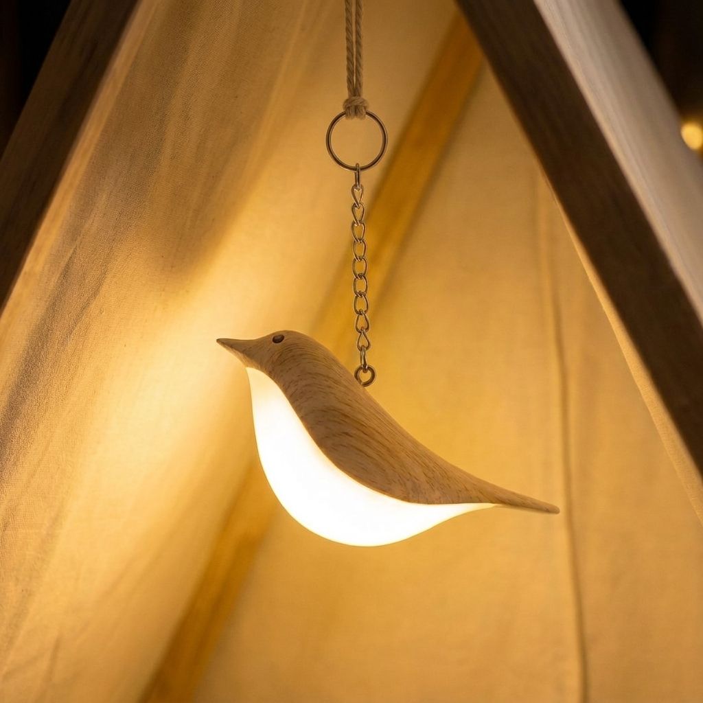 Lampe de Chevet Oiseau LED Détachable