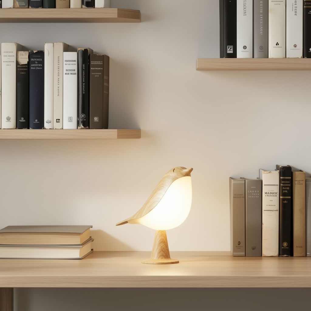 Lampe de Chevet Oiseau LED Détachable