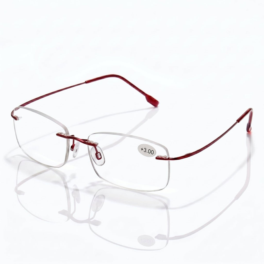 Lunettes de lecture sans monture rouge - REYSIMO