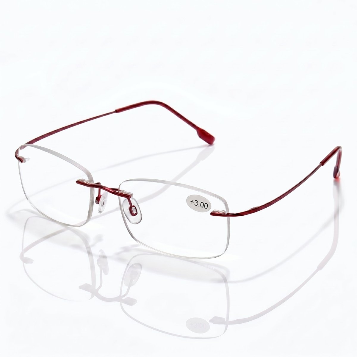 Lunettes de lecture sans monture rouge - REYSIMO