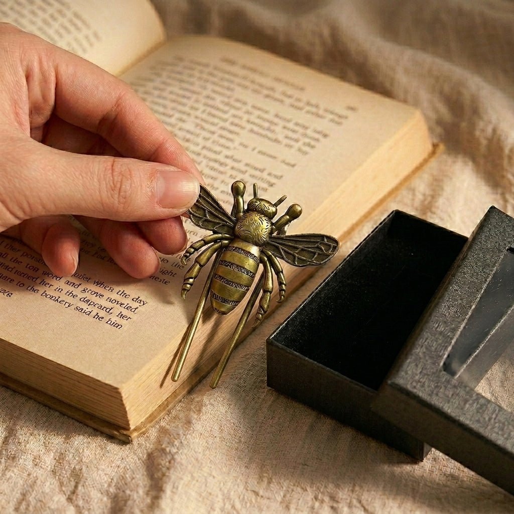 Marque Page Clip Vintage - Style Abeille - REYSIMO