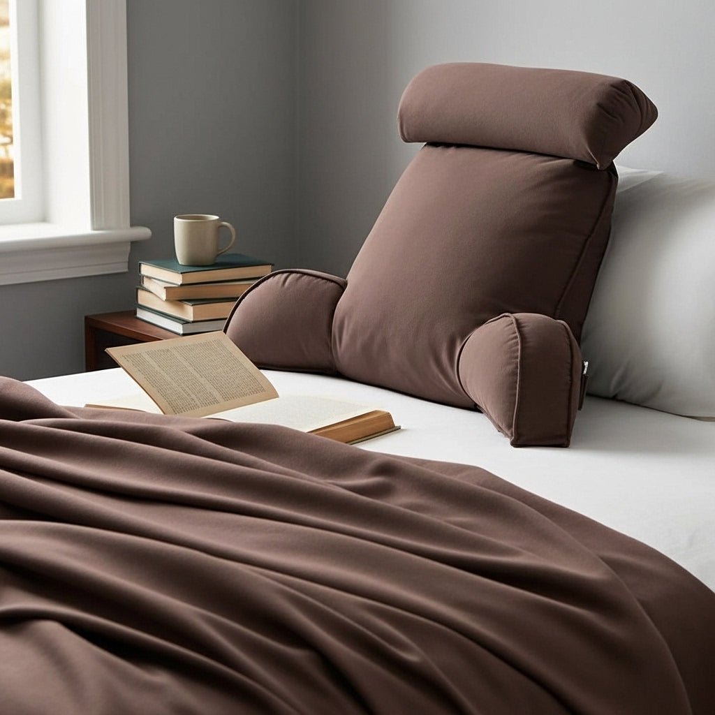 Coussin de lecture Brun Champagne - REYSIMO