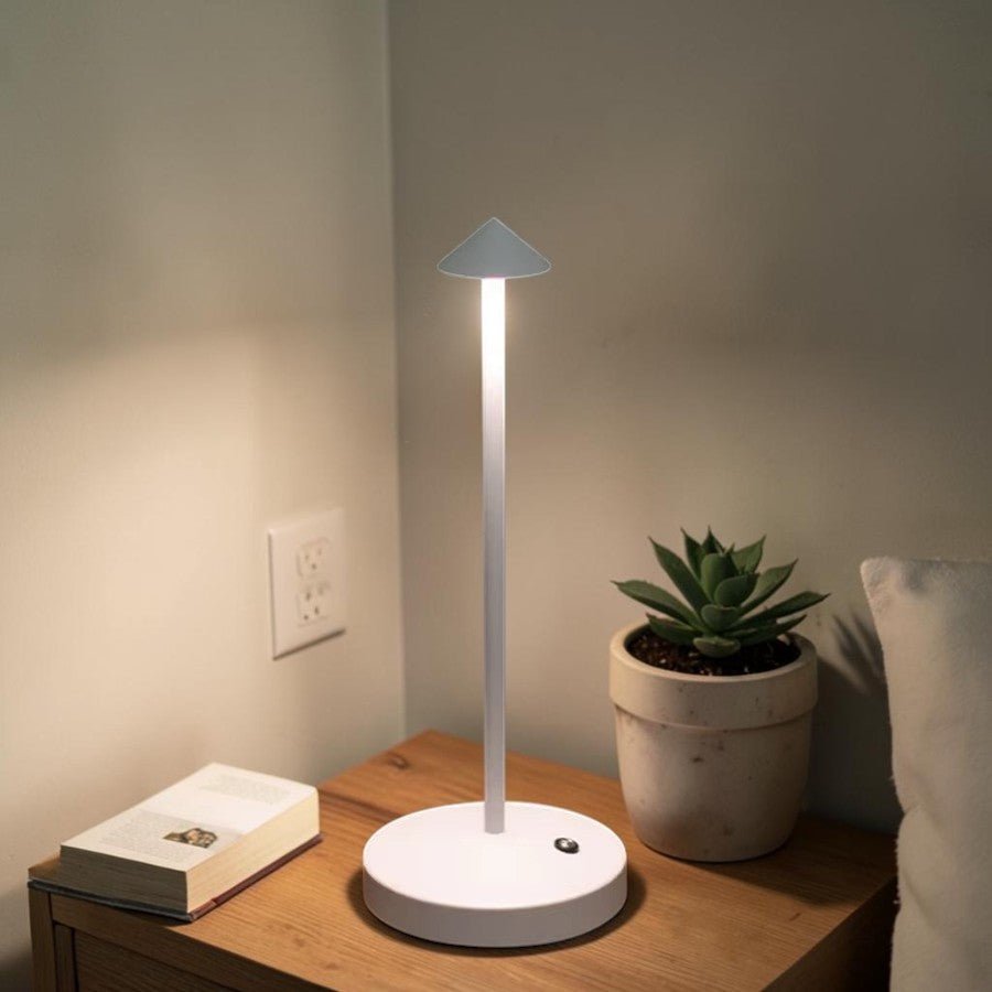Lampe de Table LED Rechargeable - 3 Températures - REYSIMO