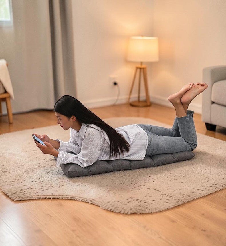 Fauteuil de sol pliable à 6 compartiments rembourrés - REYSIMO