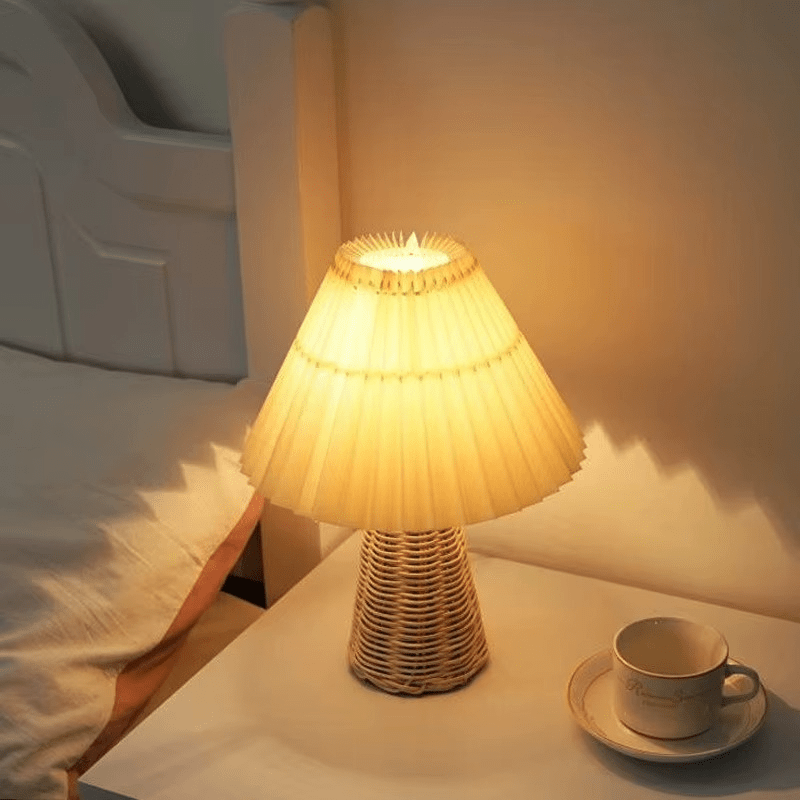 Lampe de Chevet Rotin Style Européen - REYSIMO