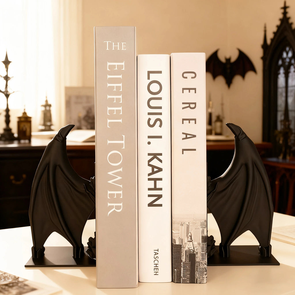 Serre-livres Ailes de Chauve-Souris Gothiques