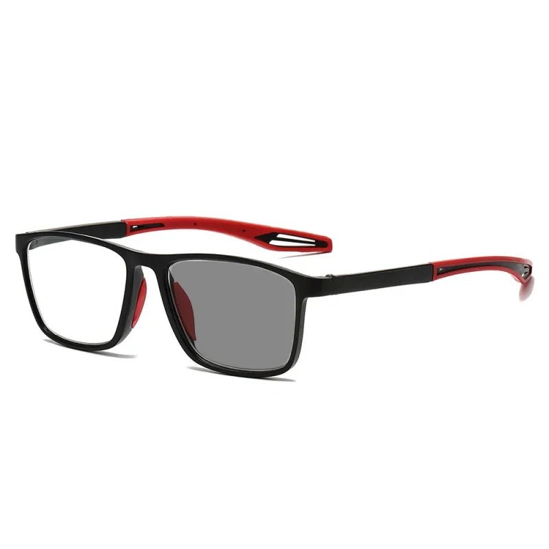 Lunettes de lecture photochromiques rouge Retro TR90 - REYSIMO