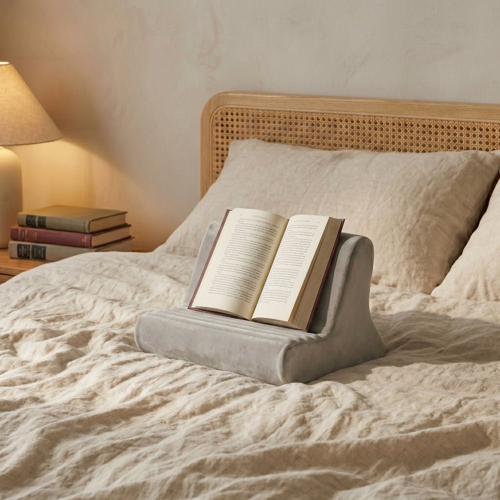 Support de lecture compact gris clair - REYSIMO