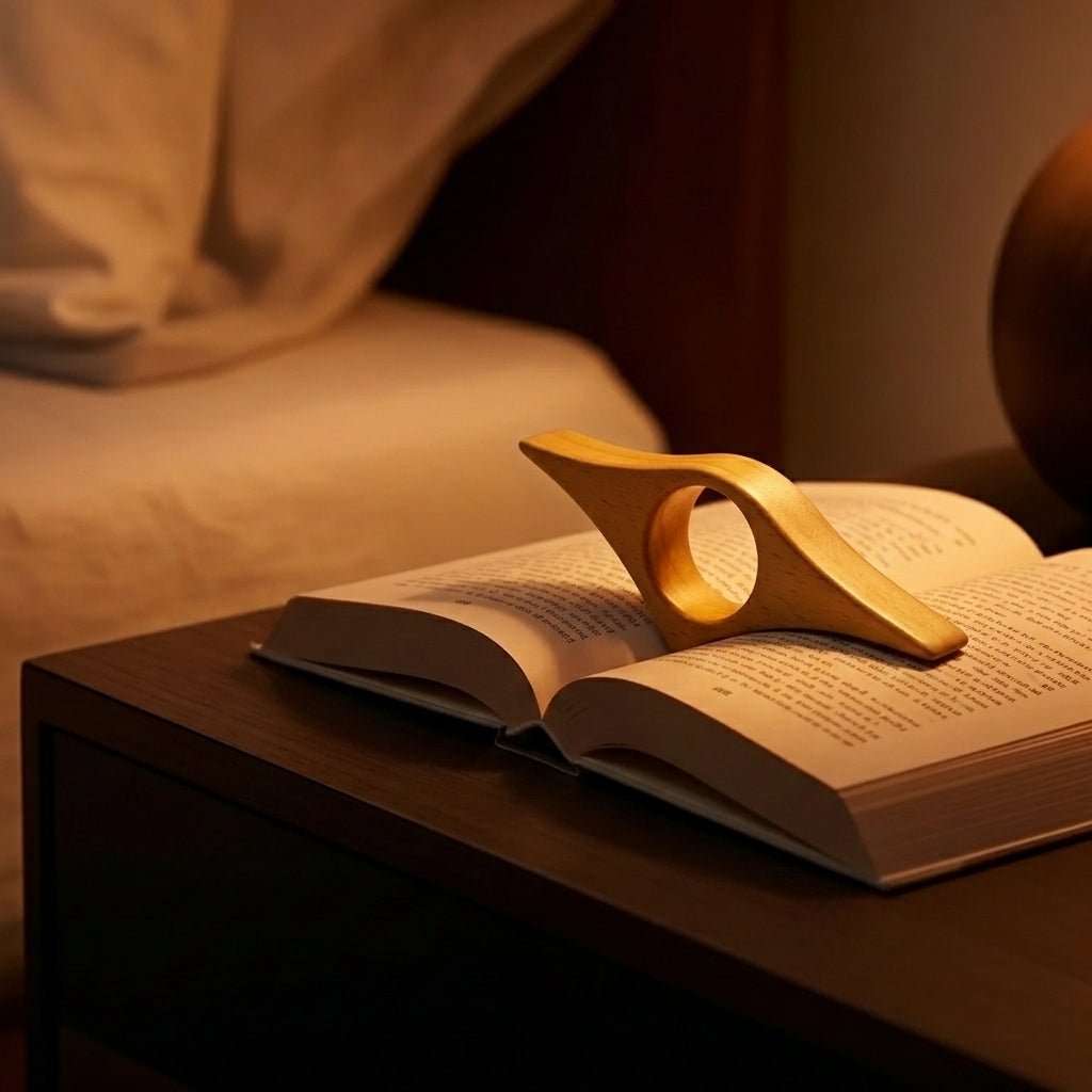 Bague de lecture en bois clair - Beli - REYSIMO