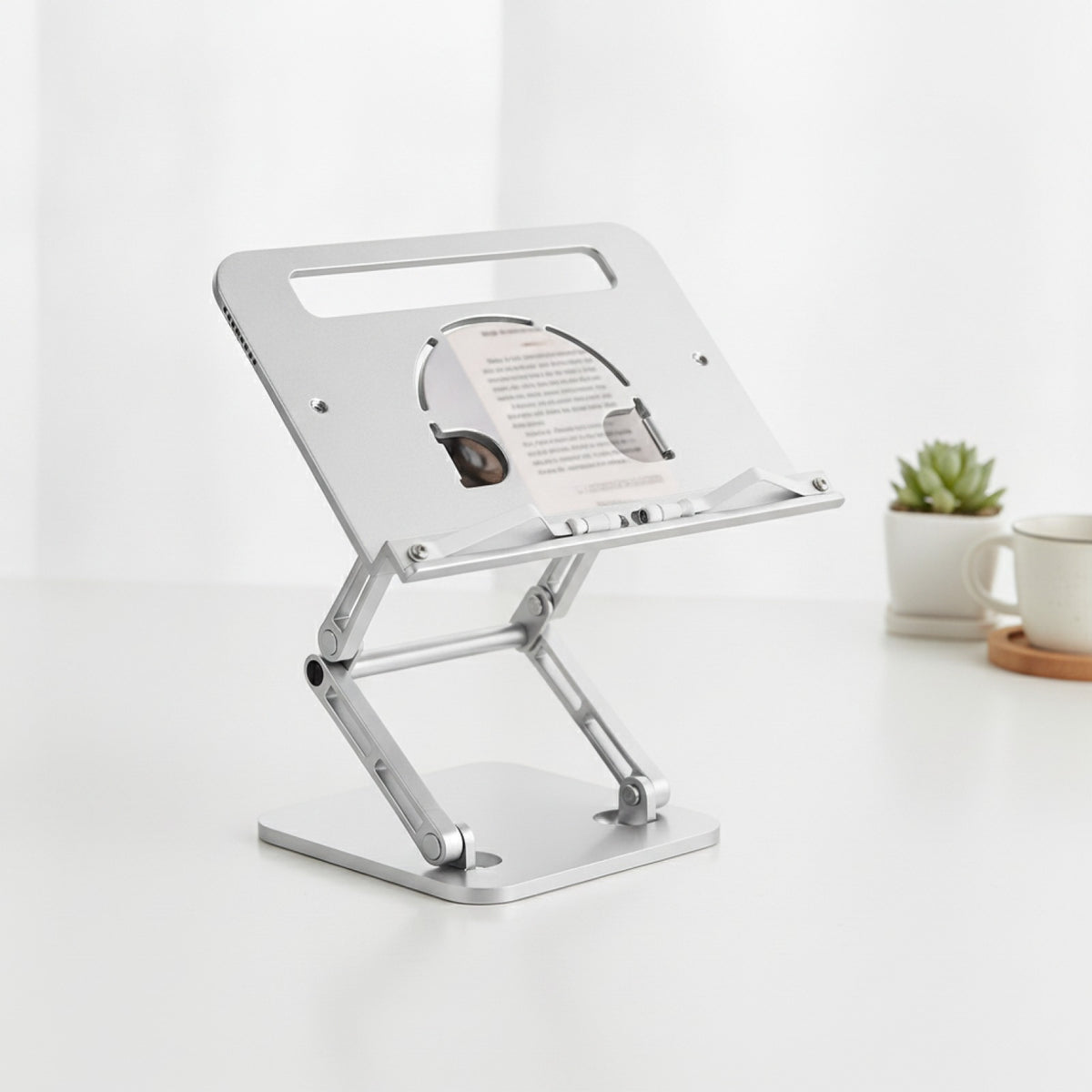 Support de Lecture Pliable en Aluminium Réglable
