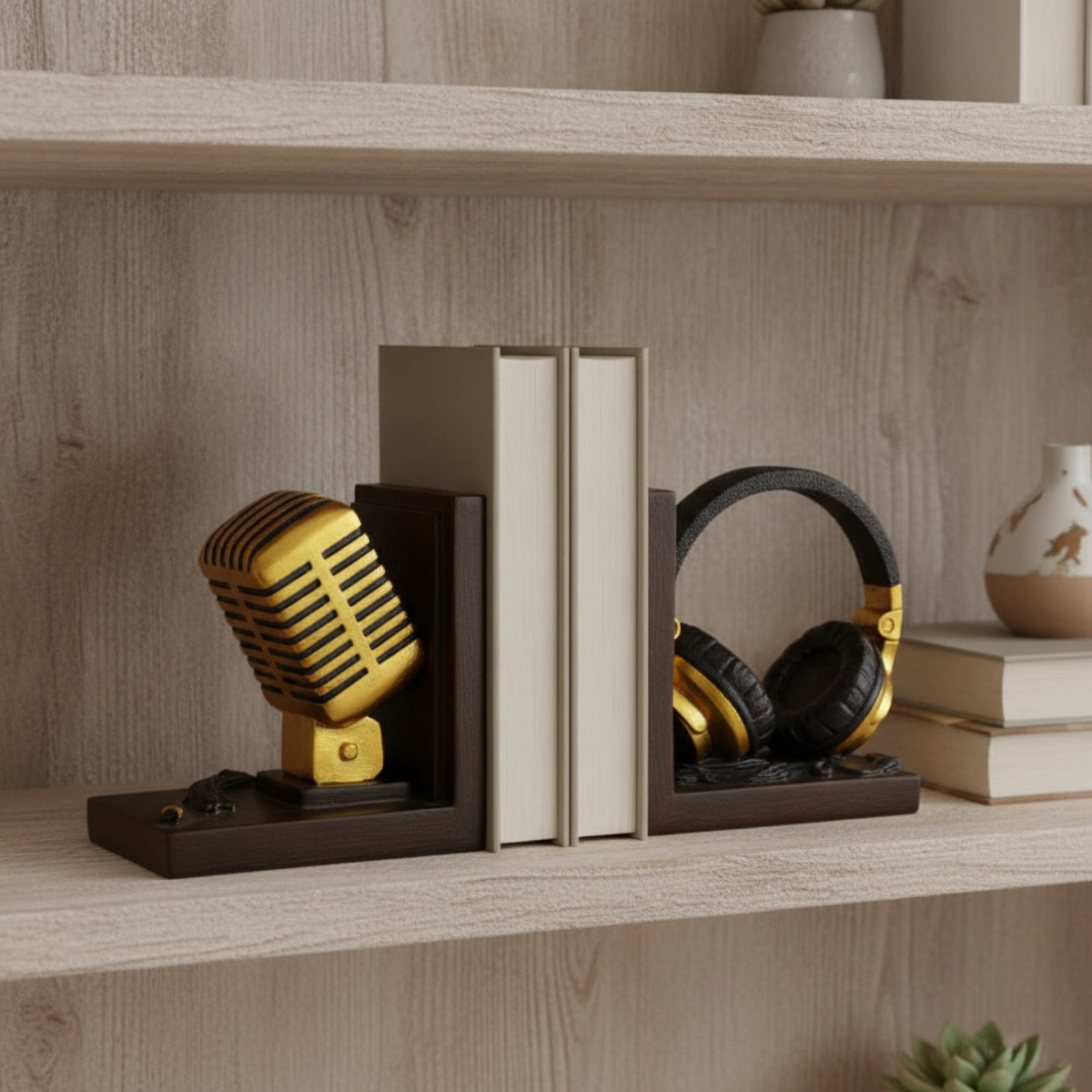 Serre-Livres Design Casque Micro Vintage