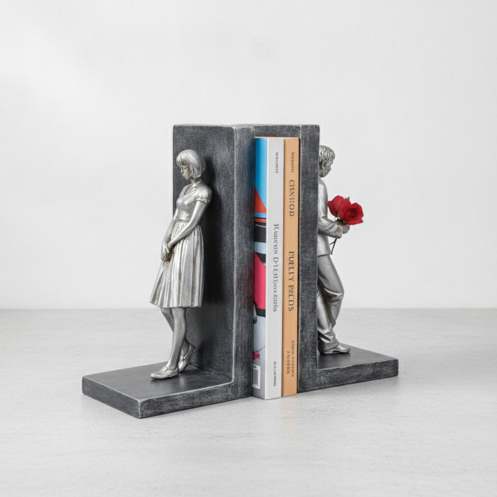 Serre-Livres Banksy Résine Artisanale Lot de 2