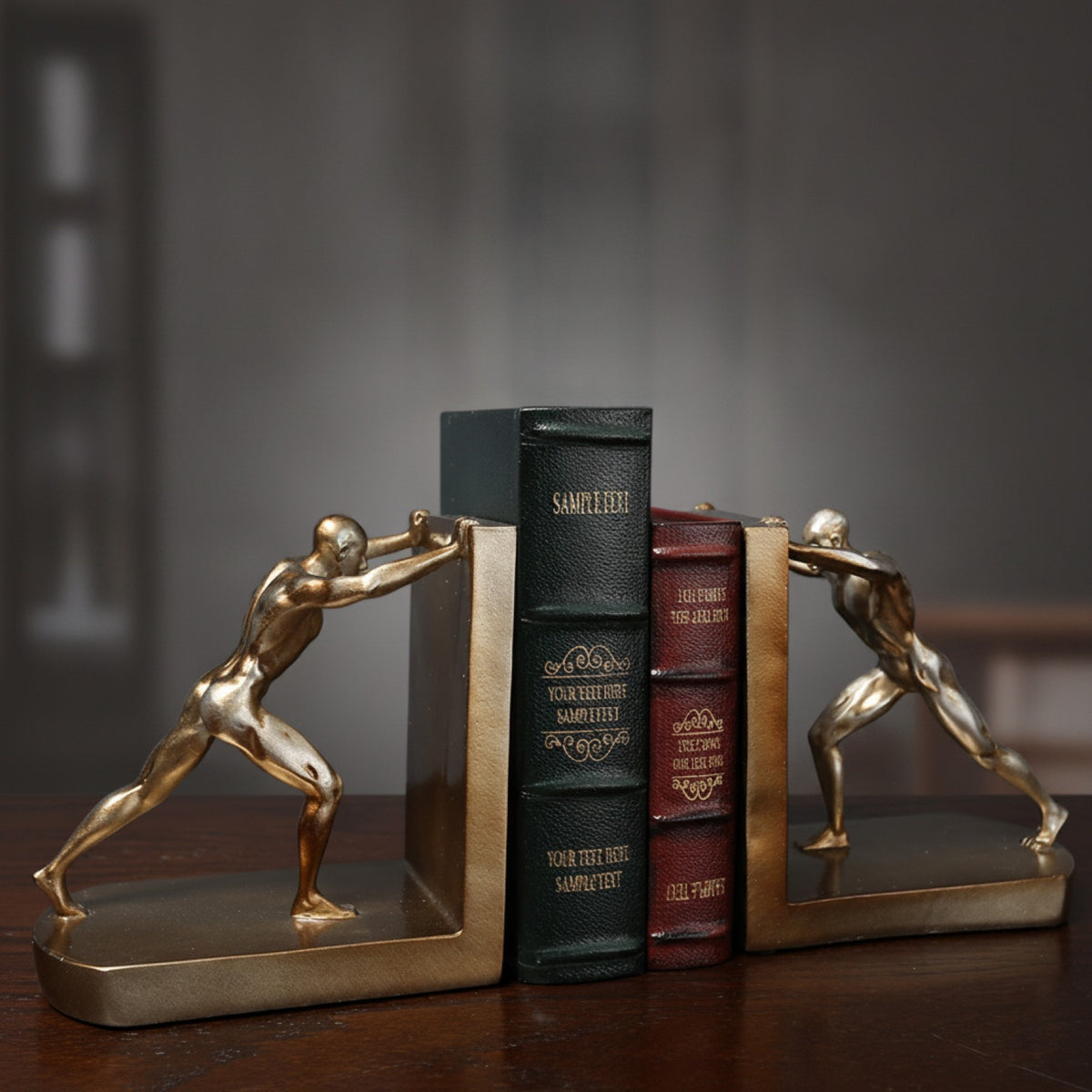 Serre-Livres Rétro Artisanaux Style Européen