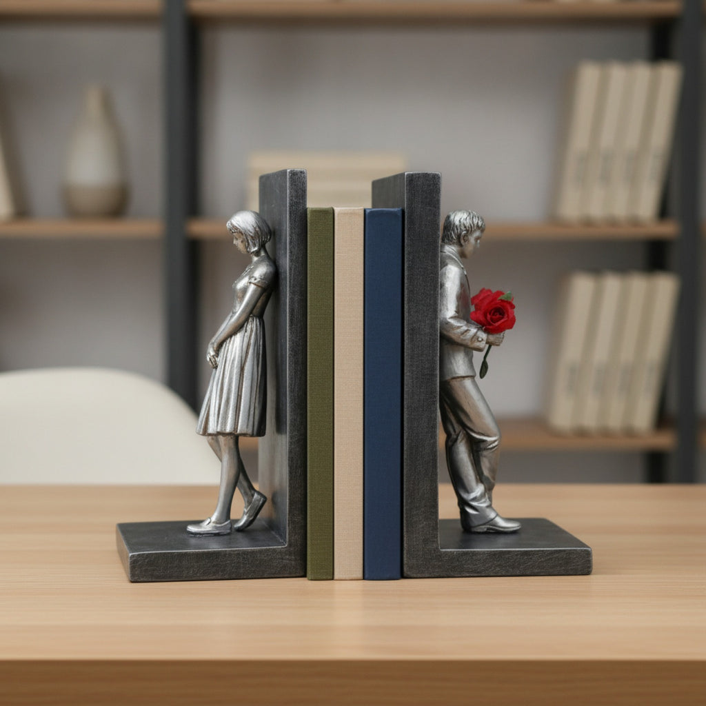 Serre-Livres Banksy Résine Artisanale Lot de 2