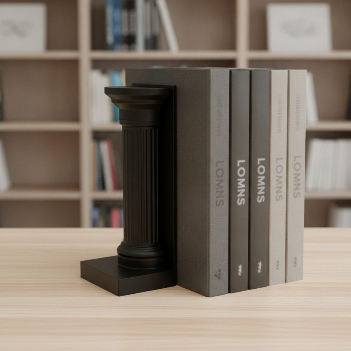 Porte-livres Colonne Minimaliste Design 3D
