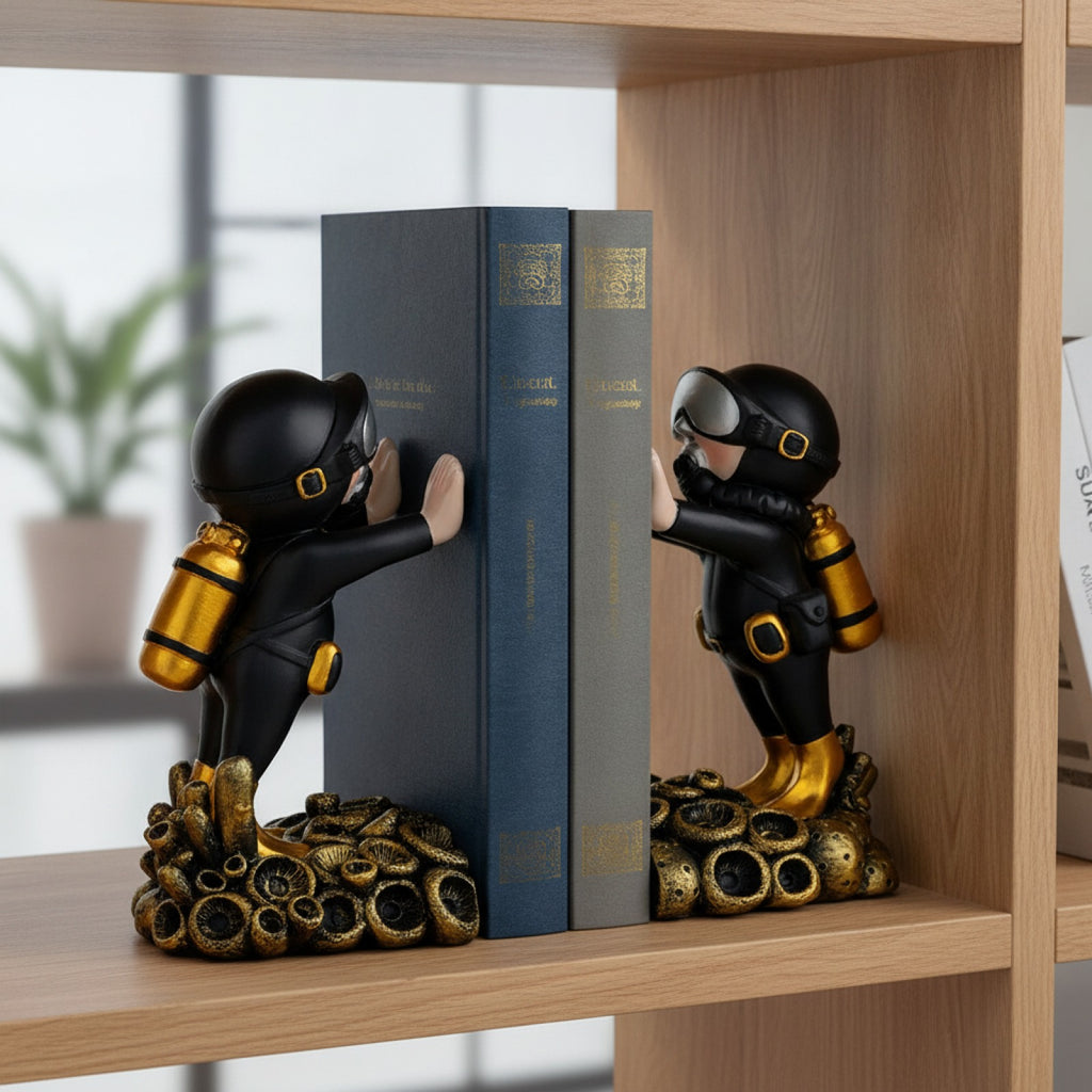 Serre-livres Plongée Design Nordique