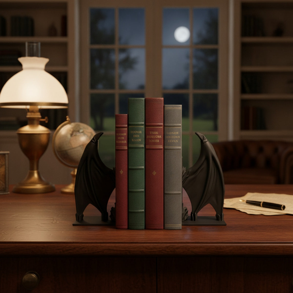 Serre-livres Ailes de Chauve-Souris Gothiques