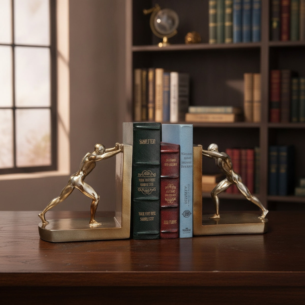 Serre-Livres Rétro Artisanaux Style Européen