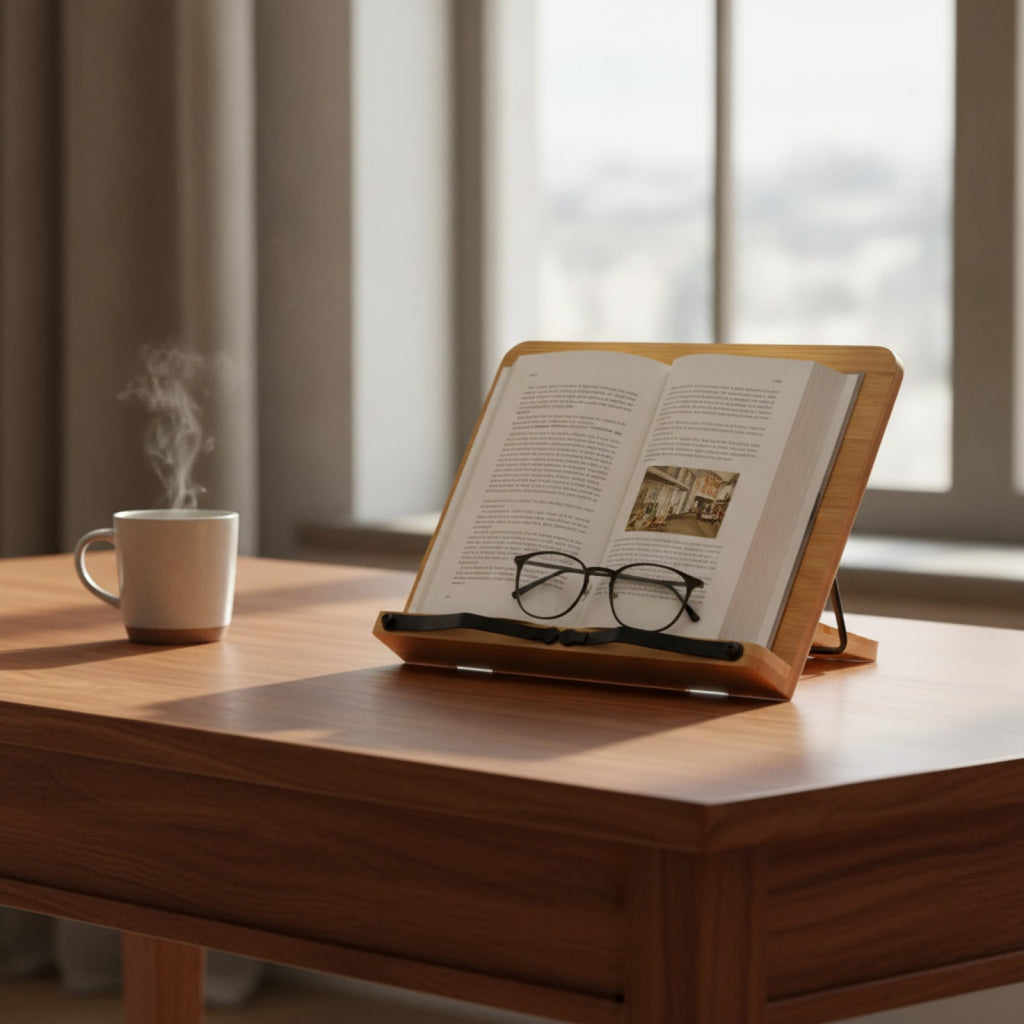 Pupitre Livre Bambou Jumon : Lecture Confortable