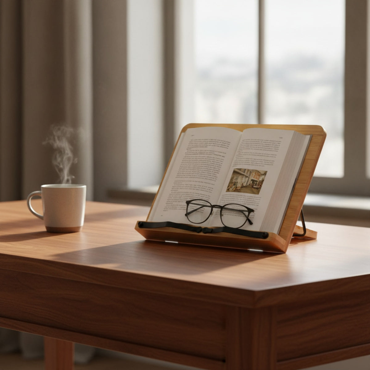 Pupitre Livre Bambou Jumon : Lecture Confortable