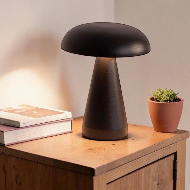 Lampe de Chevet Champignon Danois Noir - REYSIMO