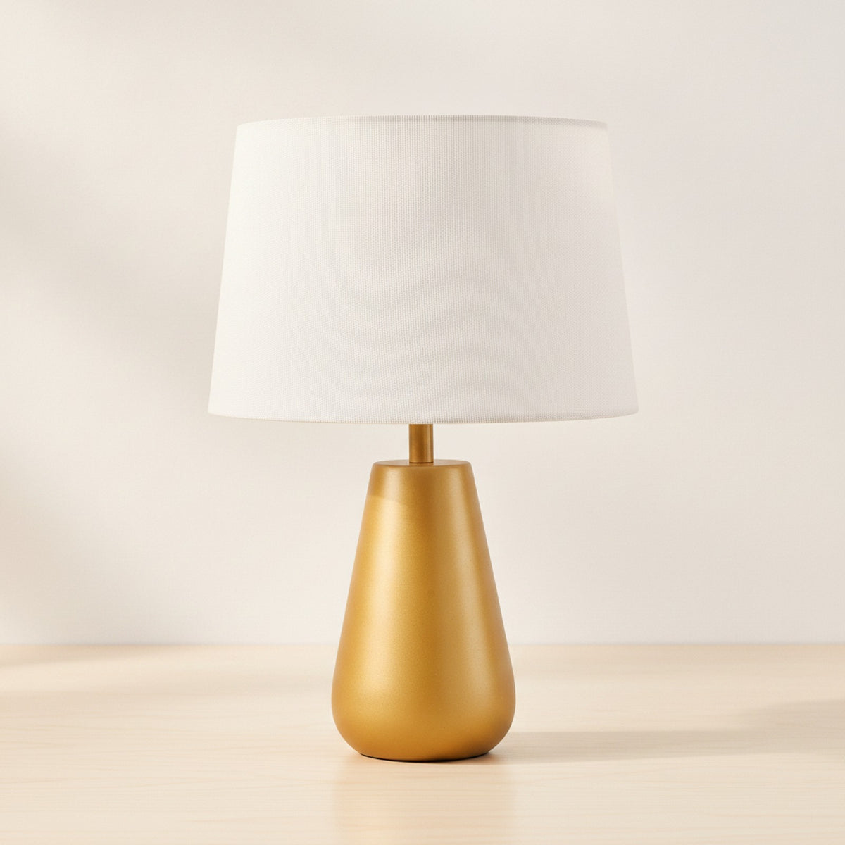 Lampe de Bureau Dorée Minimaliste