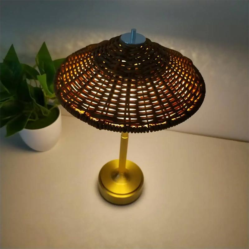 Lampe de Chevet Rotin Sans Fil - REYSIMO