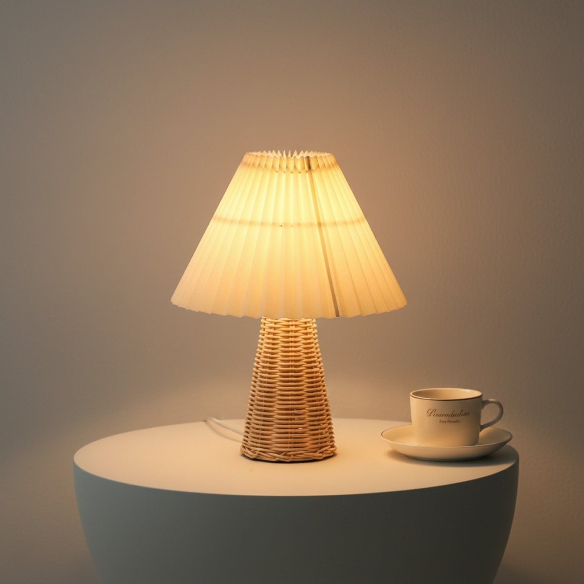 Lampe de Chevet Rotin Style Européen - REYSIMO