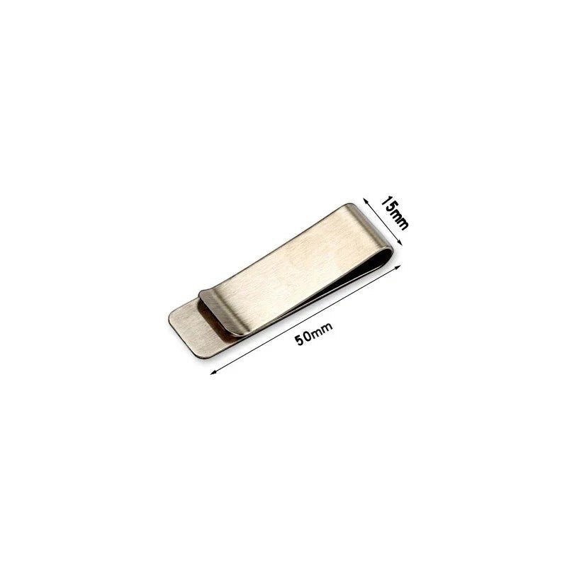 Marque - Page clip en acier brossé 50 × 15 mm - REYSIMO
