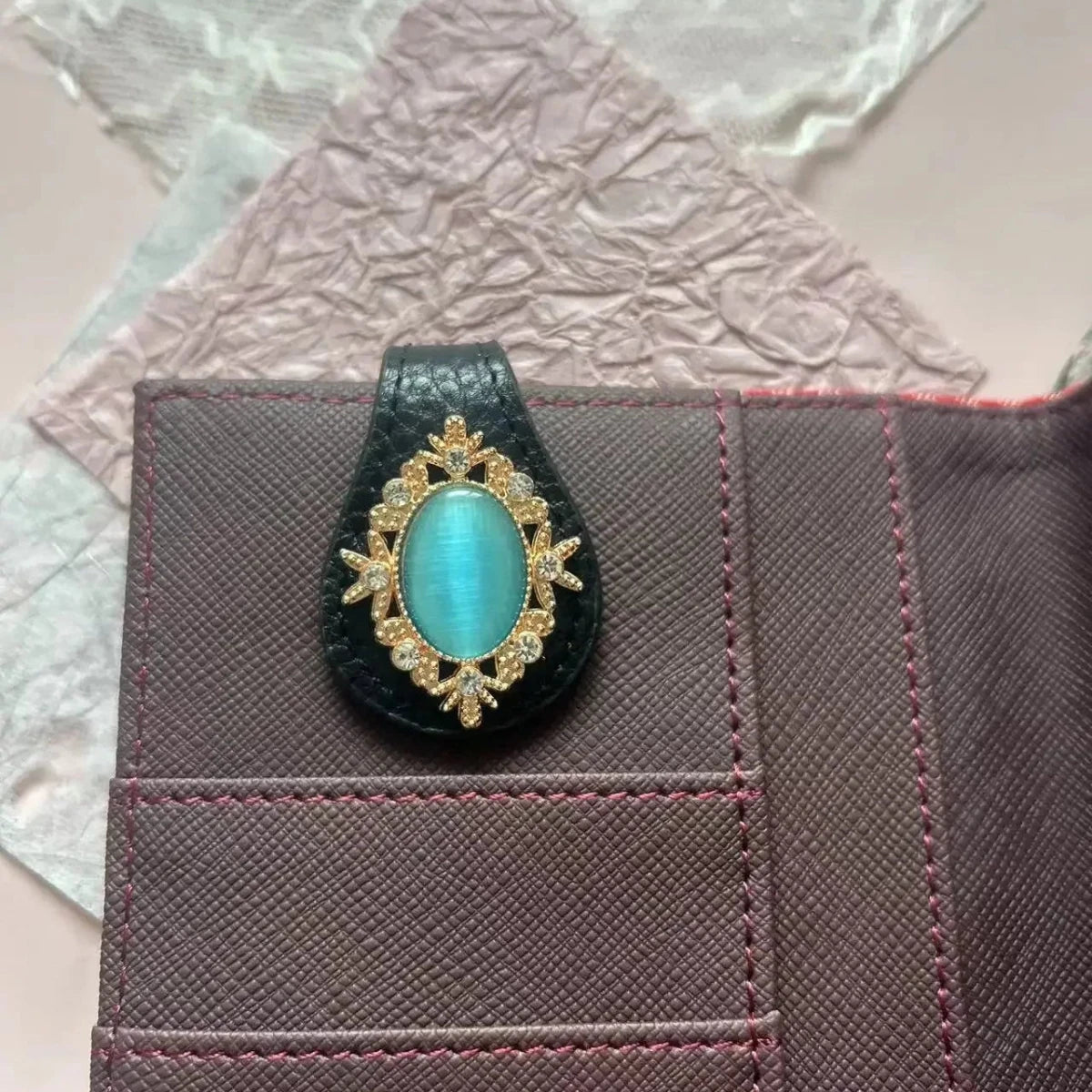 Marque Page Cuir Pierre - REYSIMO