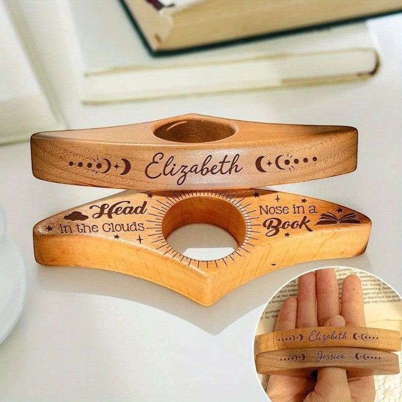 Bague de lecture en bois - Élisabeth - REYSIMO