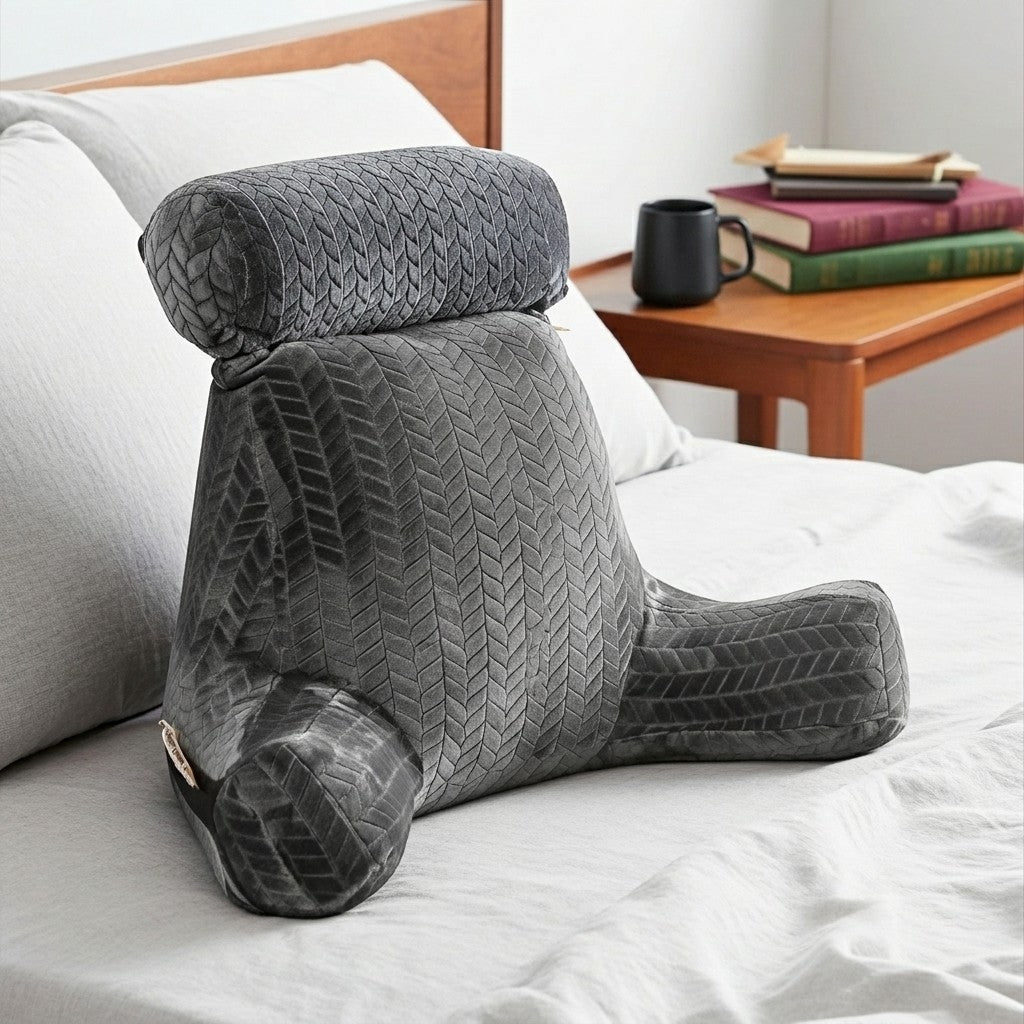 Coussin de lecture Gris Clair GF - REYSIMO
