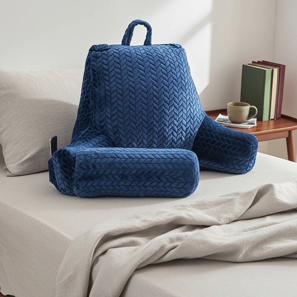 Coussin de lecture Bleu Nuit Grand Format - REYSIMO