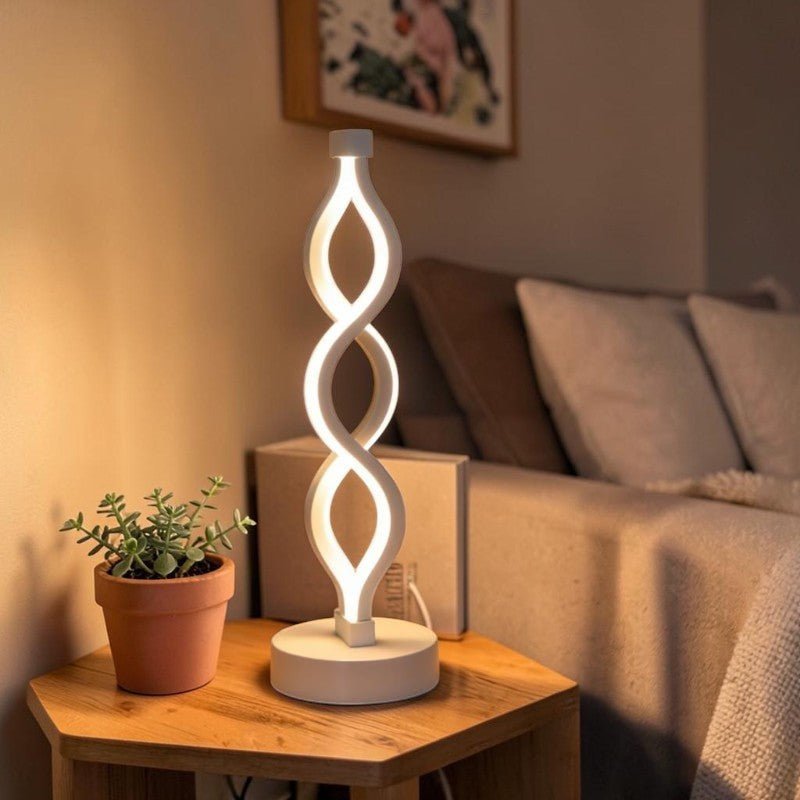 Lampe de Chevet LED Acrylique Lumière jaune - REYSIMO
