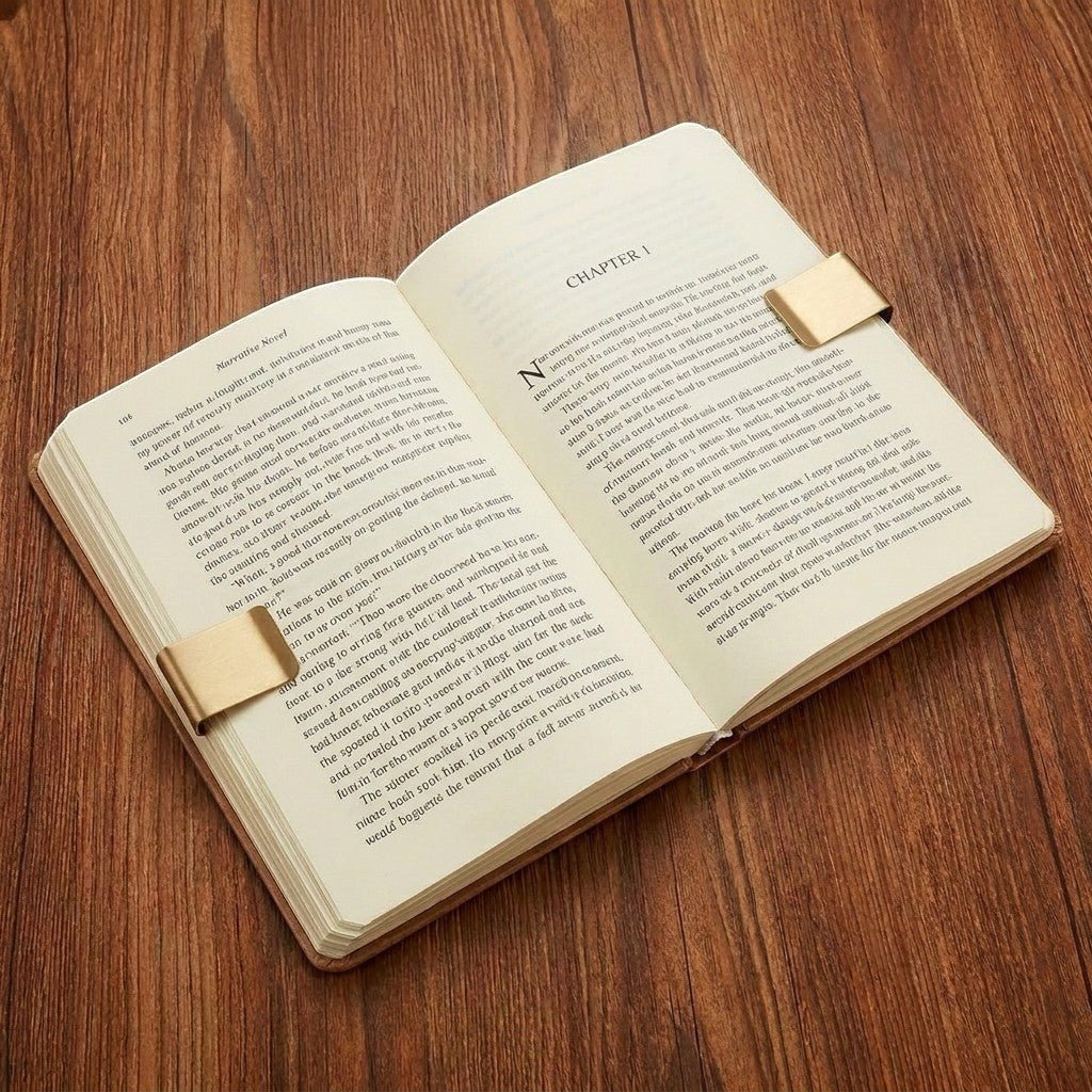 Marque Page clip en acier brossé 50 × 26 mm - REYSIMO