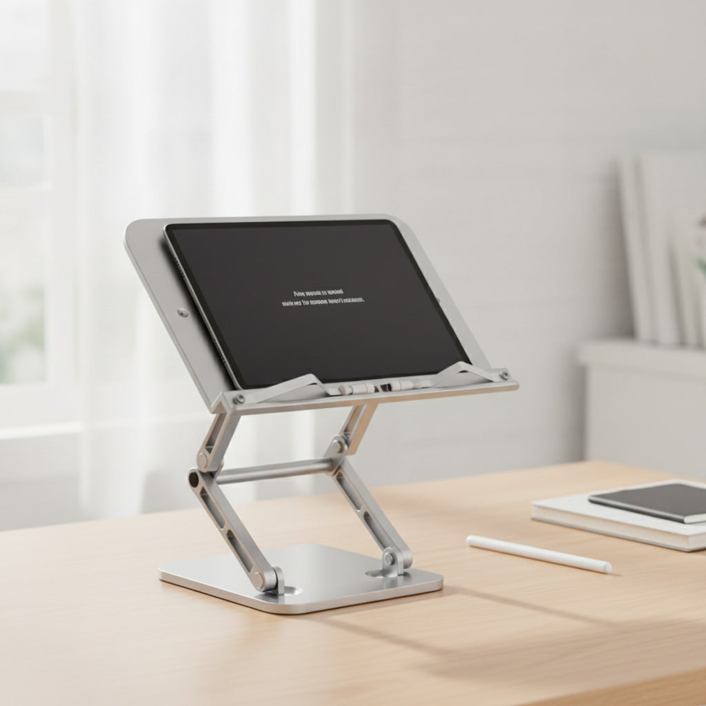 Support de Lecture Pliable en Aluminium Réglable